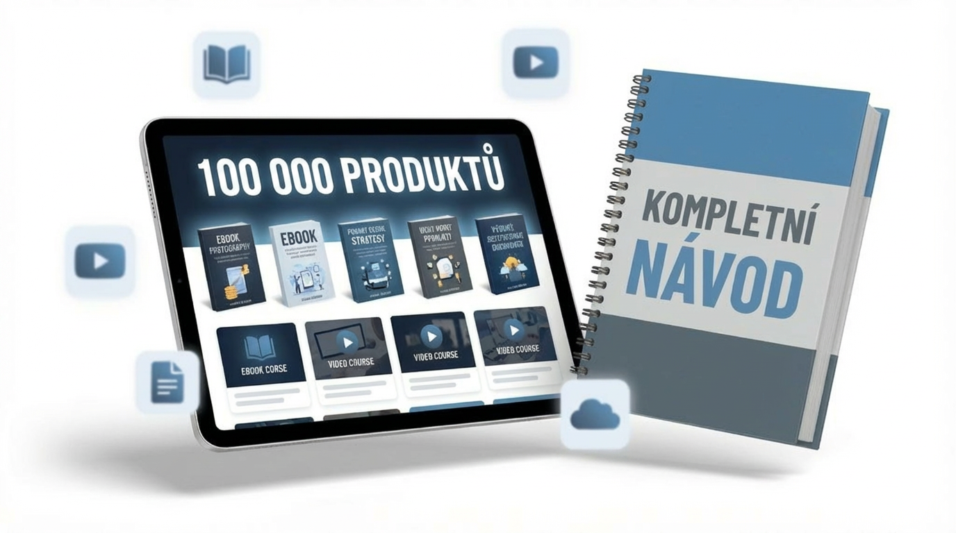 Práva na 100 000 digitálních produktů + Návod